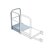 Produktbild von ZARGES - Grundpodest B 940mm x T 1.000mm, Stahl verzinkt