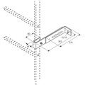 Produktbild von ZARGES - Wandhalter, Abstand 150mm, Edelstahl V4A (1.4571)