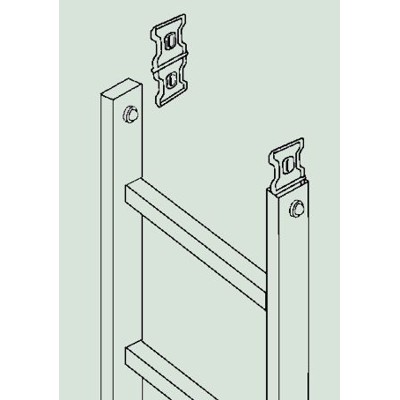 Produktbild von ZARGES - Leiterverbinder Kunststoff, innenliegend, für Holm B 25mm x T 58mm