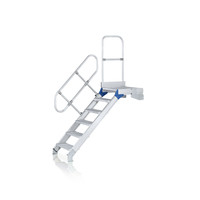 ZARGES Treppe mit Plattform Z600 LM Produktbild