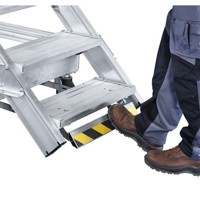 Produktbild von ZARGES - Treppe 5 Stufen, 45°, Stufenbreite 600mm, beidseitiger Handlauf