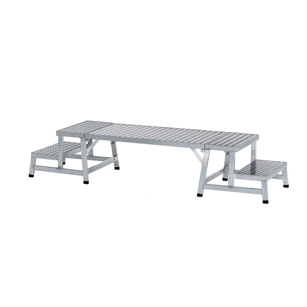 ZARGES Zwischenmodul, L 1.000mm, B 555mm, Aluminium, geriffelt Produktbild img1 L