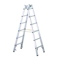 Produktbild von ZARGES - Stehleiter 2 x 4 Sprossen, Aluminium, beidseitig begehbar, H 1220mm, B