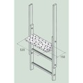 Produktbild von ZARGES - Ausstiegstritt, B 520mm, Stahl verzinkt