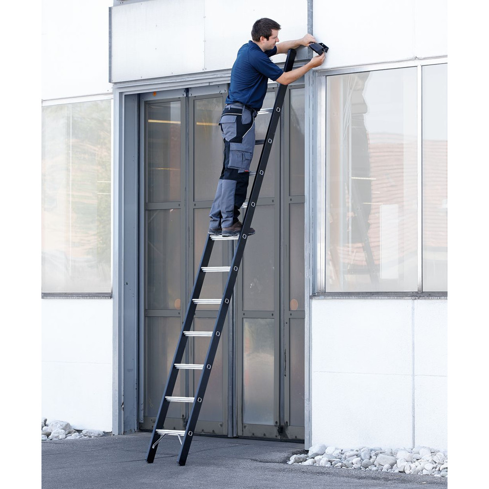 ZARGES Anlegeleiter SL Z600 LM, eloxiert Produktbild img1 L