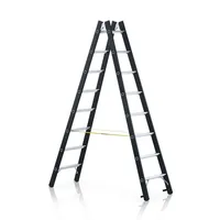 Produktbild von ZARGES - Stehleiter 2 x 4 Sprossen, Aluminium, beidseitig begehbar, H 1.220mm, 
