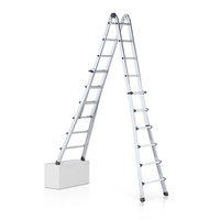 ZARGES Teleskop-Leiter Z500 LM, vierteilig Produktbild