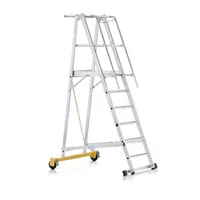 Produktbild von ZARGES - Podestleiter 4 Stufen, beidseitig begehbar, Aluminium