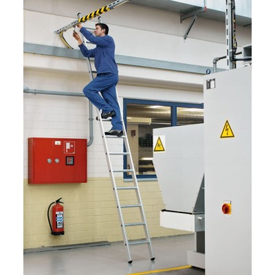 Produktbild von ZARGES - Anlegeleiter 16 Stufen, Aluminium, L 4.740mm, B 423mm, AH 5.450mm