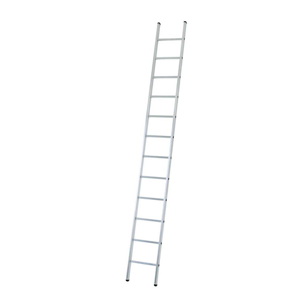 ZARGES Anlegeleiter 12 Sprossen, Aluminium, L 3.610mm, B 420mm, AH 4.400mm Produktbild img3 L