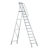 Produktbild von ZARGES - Stehleiter 3 Stufen, Aluminium, einseitig begehbar, H 1.750mm, B 600mm