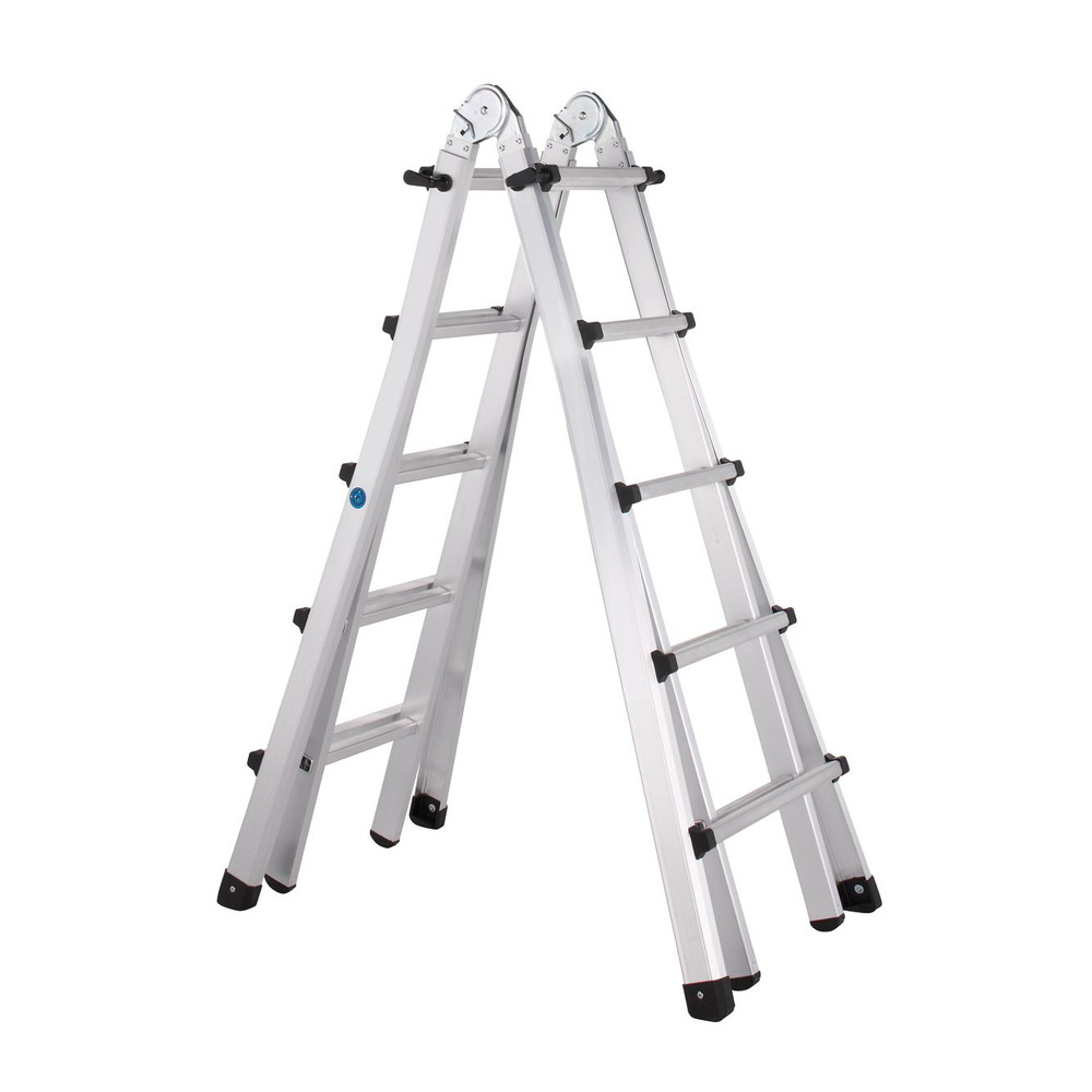 ZARGES Teleskopleiter 4 x 6 Sprossen, L eingef. 1860mm, L ausgef. 6400mm Produktbild img4 L
