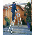 ZARGES Teleskopleiter 4 x 6 Sprossen, L eingef. 1860mm, L ausgef. 6400mm Produktbild img3 S
