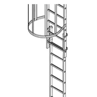 Produktbild von ZARGES - Notabstiegsleiter Nutzlänge 2500mm, Alu, Leiterlänge 3200mm