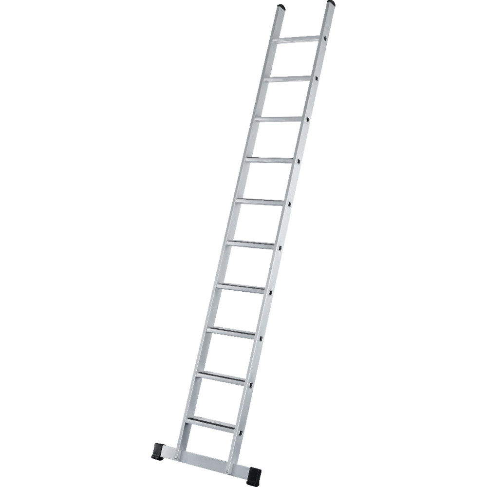 ZARGES Anlegeleiter Z600 LM Stufen, eloxiert Produktbild img1 L