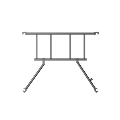 Produktbild von ZARGES - Vorlaufendes Geländer pa GrL 2.500mm H 550mm Aluminium-Rohr ø50mm 9,7k