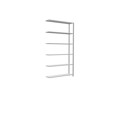 Produktbild von SCHULTE - AR Steckregal MULTIplus250 RAL 7035 2500 x 1300 x 300mm 6 Fachböden