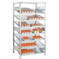 SCHULTE Schrägbodengrundregal 2000 x 1000 x 500mm verzinkt Produktbild