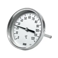 RIEGLER Bimetallthermom., hochw. Ausf., L1=63/L2=43, Ø 100, 0°C bis 120°C (5242) Produktbild