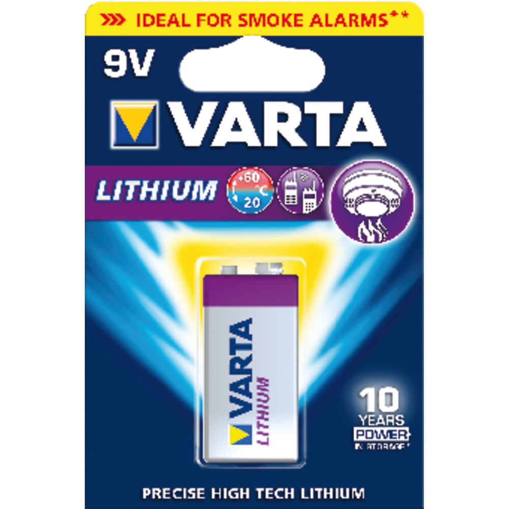 VARTA® Batterie PROFESSIONAL Lithium 9V 1er Bli Produktbild img1 L