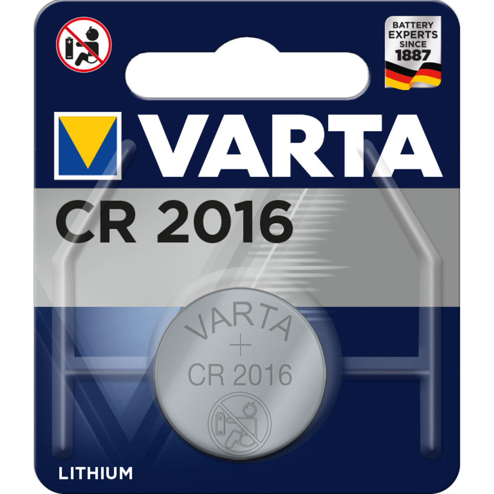 VARTA® Knopfzelle CR 2016 Produktbild img1 L