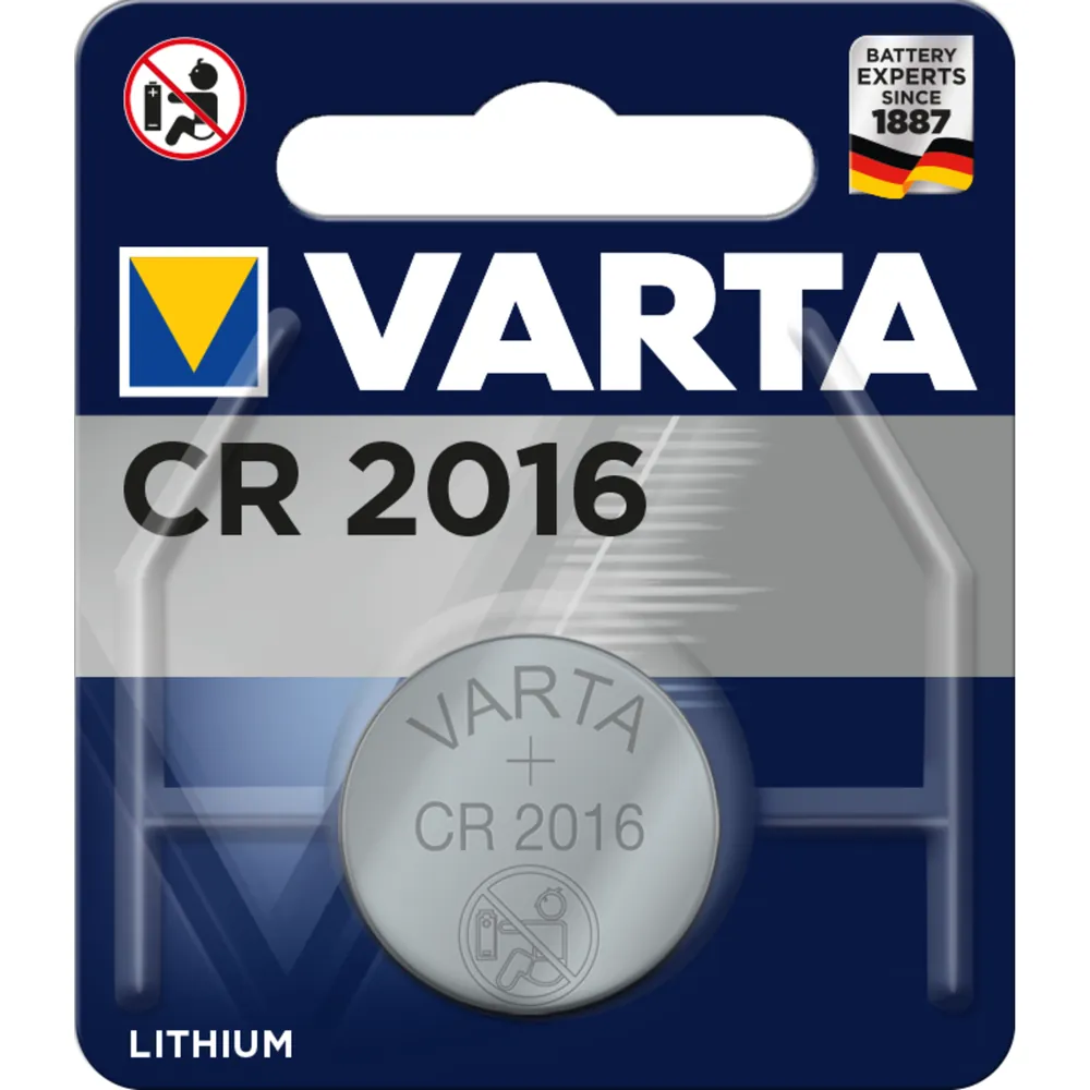 VARTA Knopfzelle CR 2016 Produktbild img5 L