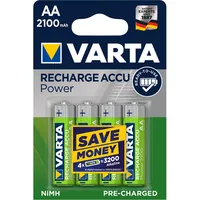 VARTA Power Accu R2U Mignon AA, HR06, 2100 mAh Produktbild