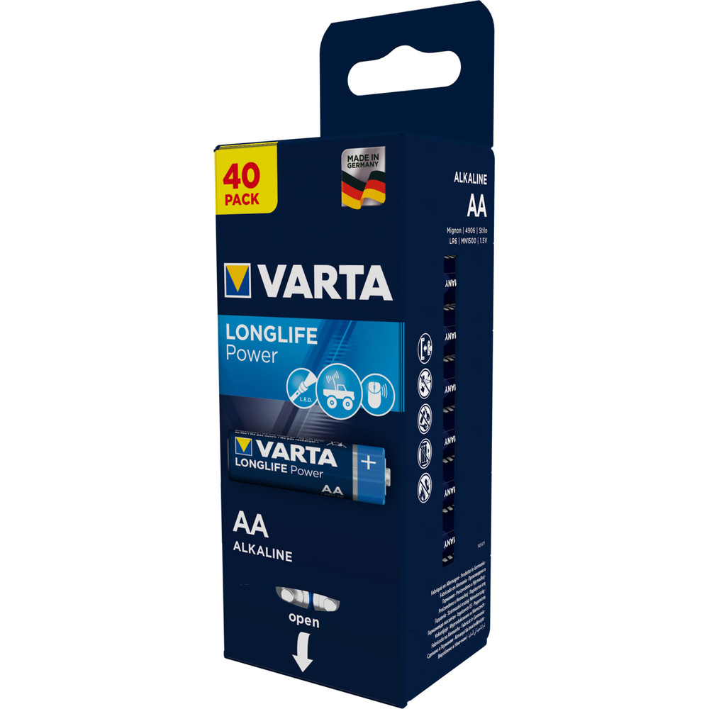 VARTA® Alkali High Energy AA 4x Fol Produktbild img5 L