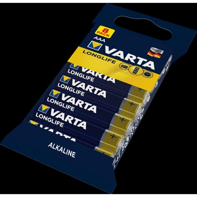 Produktbild von VARTA® - Batterie Longlife AAA, 8-er Folie