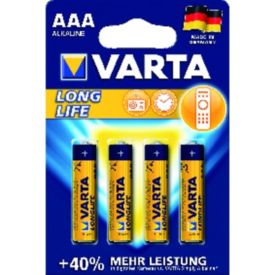 Produktbild von VARTA® - Batterie Longlife AAA, 8-er Folie