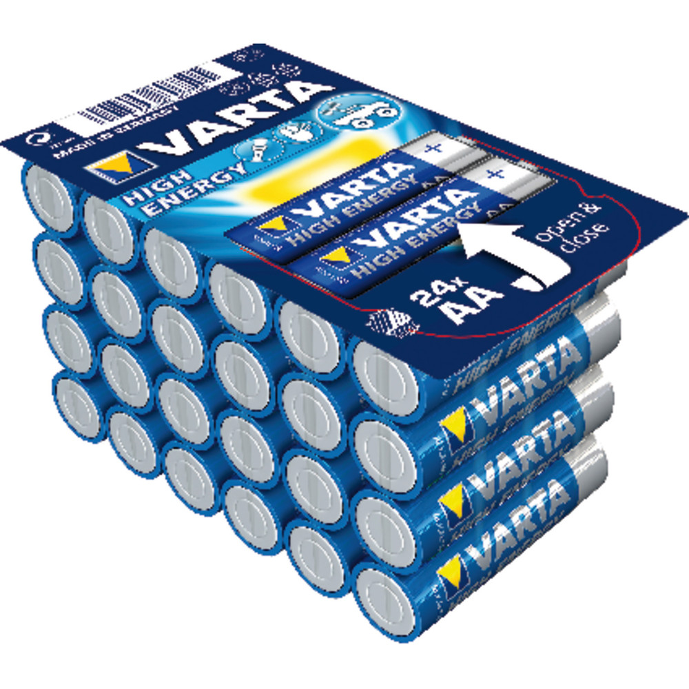 VARTA® Alkali High Energy AA 4x Fol Produktbild img4 L