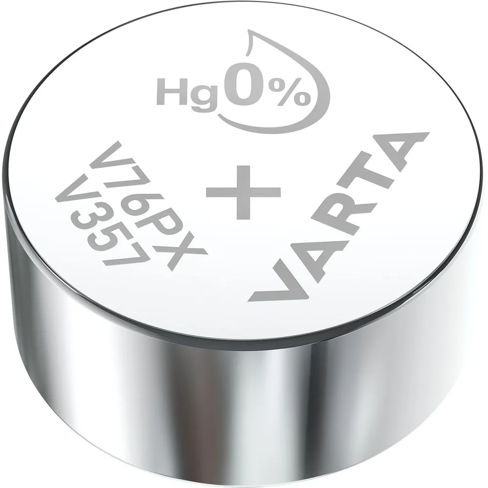 VARTA Uhrenbatterie Watch V357 HighDrain,1,55V, 1 Stück Produktbild img2 L