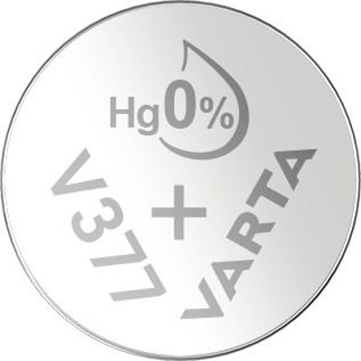 Produktbild von VARTA® - Knopfzelle Silver Oxide, V377, 1,55V, 27mAh, 00377101401