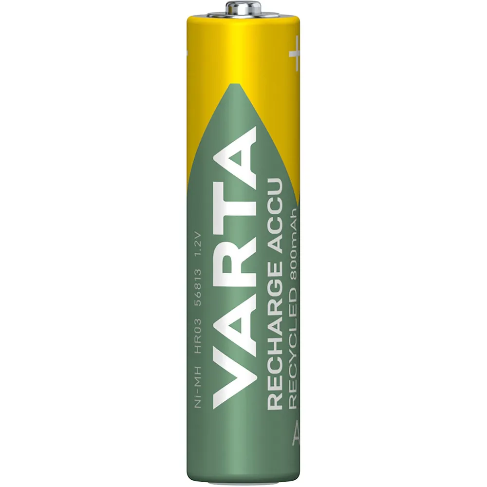 VARTA ACCU Recycled AAA 800mAh Produktbild img1 L
