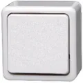 Kopp Universalschalter AP arktis weiss Produktbild