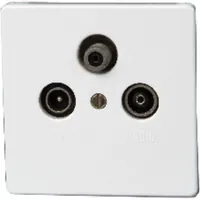 Produktbild von Kopp - Antennensteckdose UP TV/RF/SAT PARIS arkt.