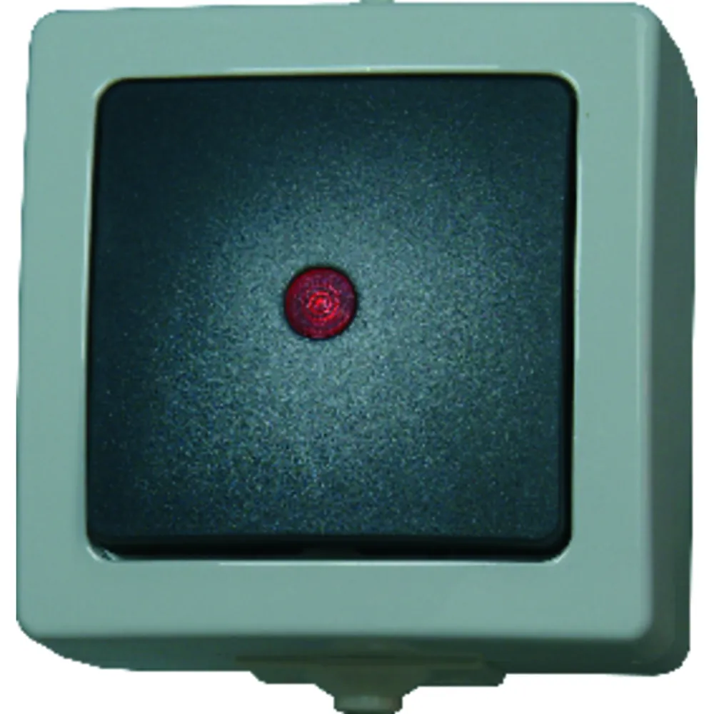 Kopp Kontrollschalter AP/FR Nautic grau Produktbild img1 L