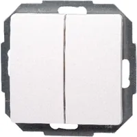 Kopp Serienschalter 10AX, 250V PARIS, arktis Produktbild