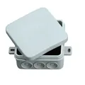 Kopp Abzweigdose o.Klemmen Außenputz / Feuchtraum grau 75x75x40mm Produktbild img1 S