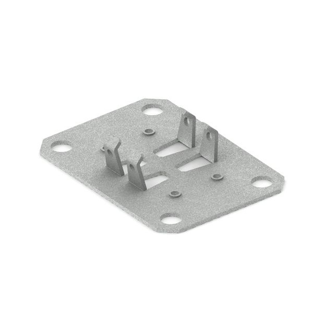 META® Klemmdoppelfuß vz. Bohrg. 4 Bohrg. gesteckt Produktbild img1 L