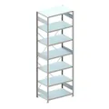 Produktbild von META® - Grundregal CLIP 100 3000 x 1000 x 600 vzk kpl. mit 7 Böden