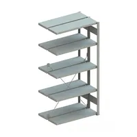 Produktbild von META® - Doppel-Anbauregal CLIP 230 2000 x 1000 x 300 vzk kpl. mit 2 x 5 Böden