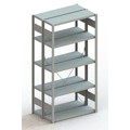 Produktbild von META® - Doppel-Grundregal CLIP 150 S3 2000 x 1000 x 300 RAL 7035 kpl. mit 2 x 5