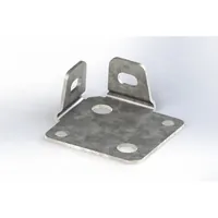 Produktbild von META® - Steckfuß vz. Bohrg. 2 Bohrg. angeschraubt