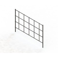 Produktbild von META® - Trenngitter 300x150 freistehend gesteckt Fachboden für Steckregal Stahl