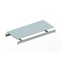 Produktbild von META® - MINI-RACK Zusatzboden 1400 x 650mm verzinkt kpl. mit Stahlpaneele