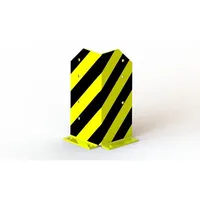 META Rammschutzecke kpl. schwarz/gelb RAL9004/1003 Höhe 400mm mit 4 Schraubankern Produktbild