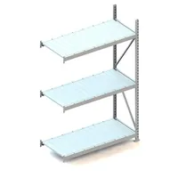 Produktbild von META® - MINI-RACK AR 2200 x 1400 x 650mm verzinkt kpl. mit Stahlpaneele mit 3 B