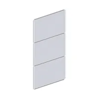Produktbild von META® - CLIP Rückwand 2000 x 1000 kpl. RAL 7035 allseitig gesickt