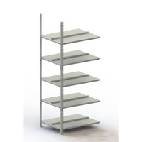 Produktbild von META® - COMPACT AR 1850 x 750 x 600mm Kapazität: 90 Ordner 5 Böden, RAL 7035